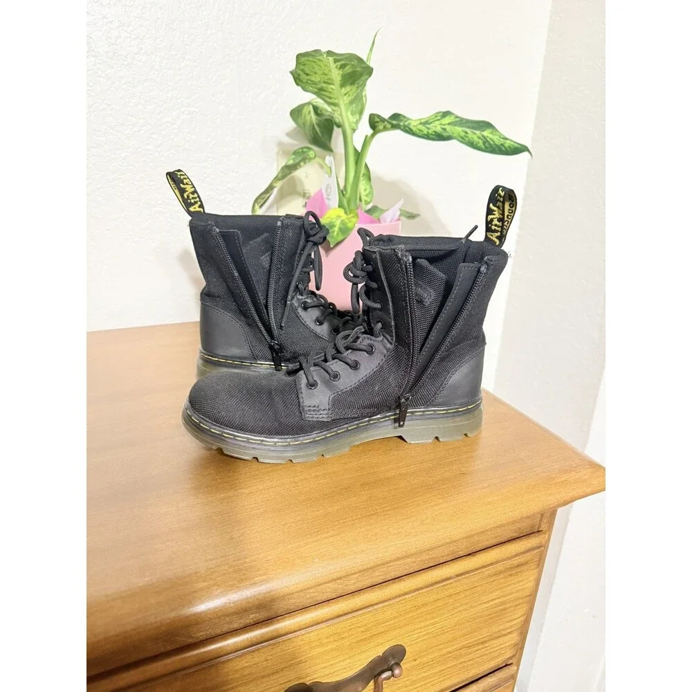 Dr. Martens Combs J Black Poly Casual Boots Size US 4Men’s / 5 Women’s Excellent